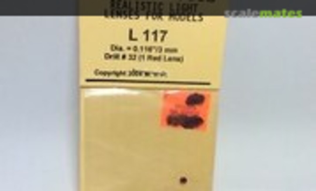 No Red Lens 3mm (M.V. Products L117) L117