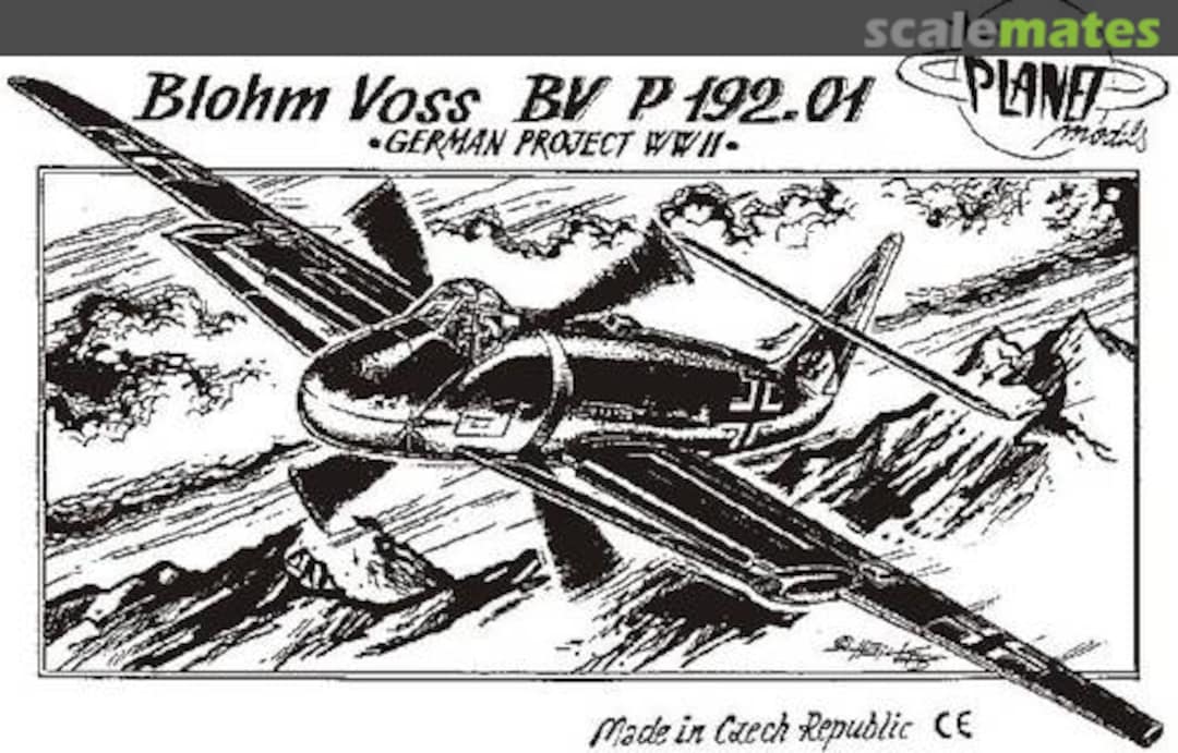 Boxart Blohm & Voss BV P 192.01 PLT001 Planet Models Boxart Blohm & Voss BV P 192.01 PLT001 Planet Models