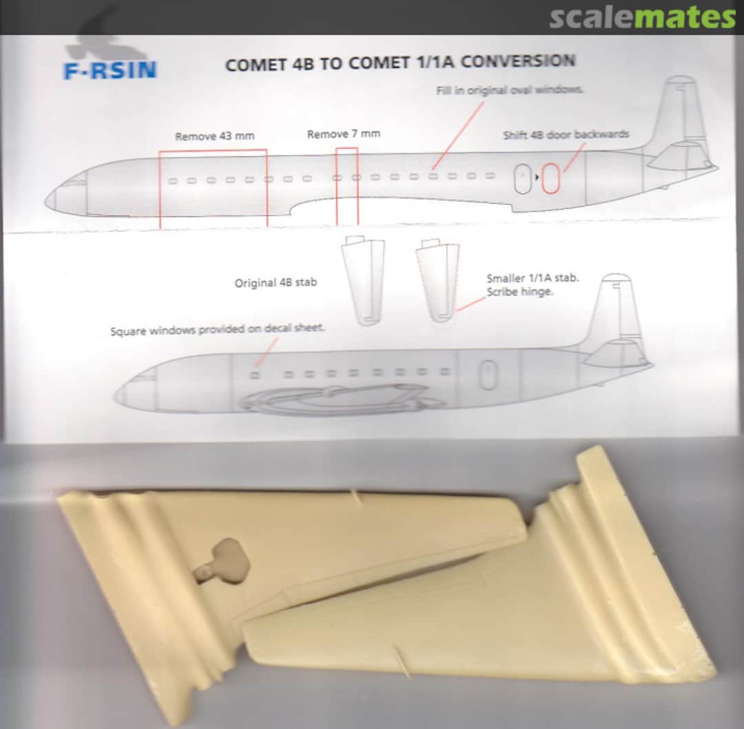 Boxart Comet 4B to Comet 1/1A Conversion F-RSIN Boxart Comet 4B to Comet 1/1A Conversion F-RSIN