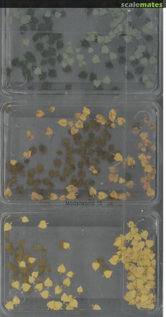 Boxart Linden tree leaves, 3 colours L3-503 Model Scene Boxart Linden tree leaves, 3 colours L3-503 Model Scene