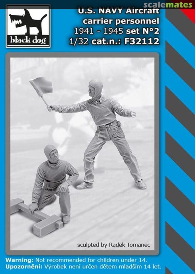 Boxart U.S. NAVY aircraft carrier personnel 1941-45 set N°2 F32112 Black Dog Boxart U.S. NAVY aircraft carrier personnel 1941-45 set N°2 F32112 Black Dog