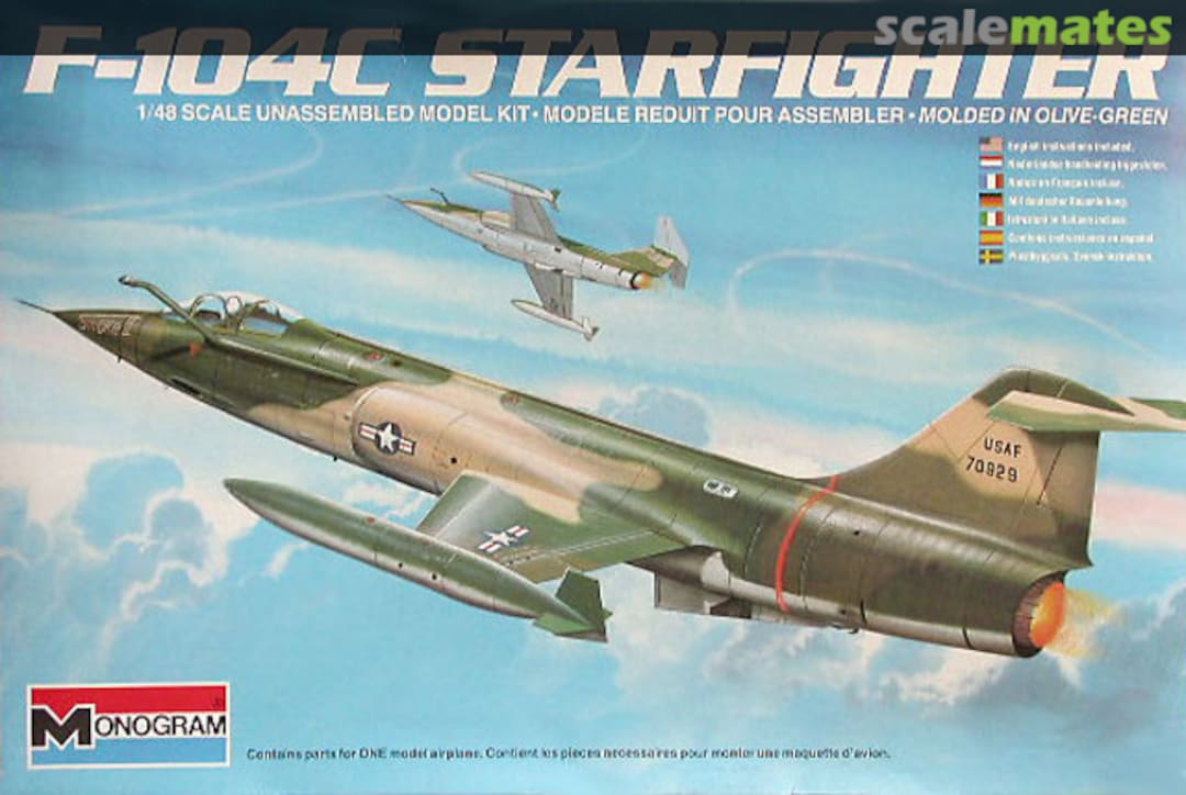 Boxart F-104C Starfighter 5433 Monogram Boxart F-104C Starfighter 5433 Monogram