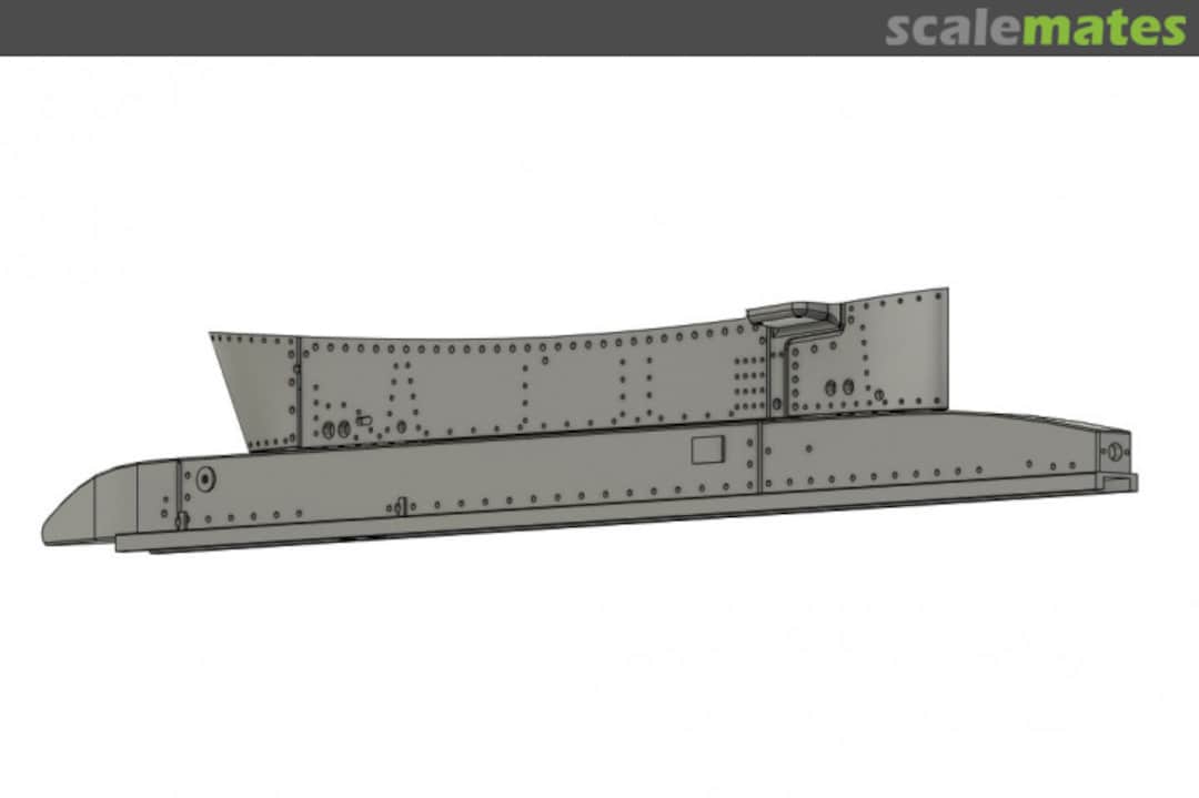 Boxart S-Pylon with Launcher WOL720705 Wolf 3D Resin Parts