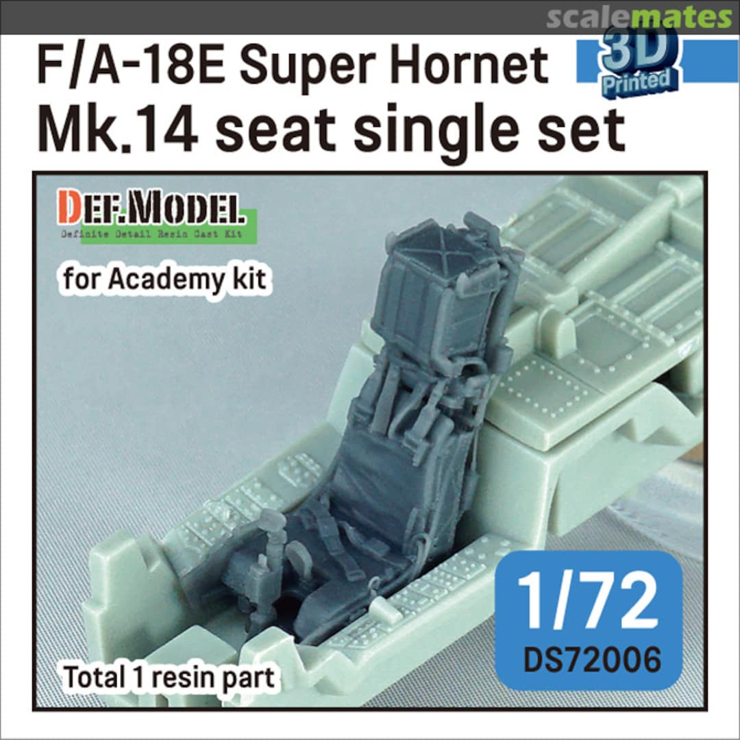 Boxart F/A-18E Super Hornet Mk.14 Ejection seat / single DS72006 Def.Model Boxart F/A-18E Super Hornet Mk.14 Ejection seat / single DS72006 Def.Model