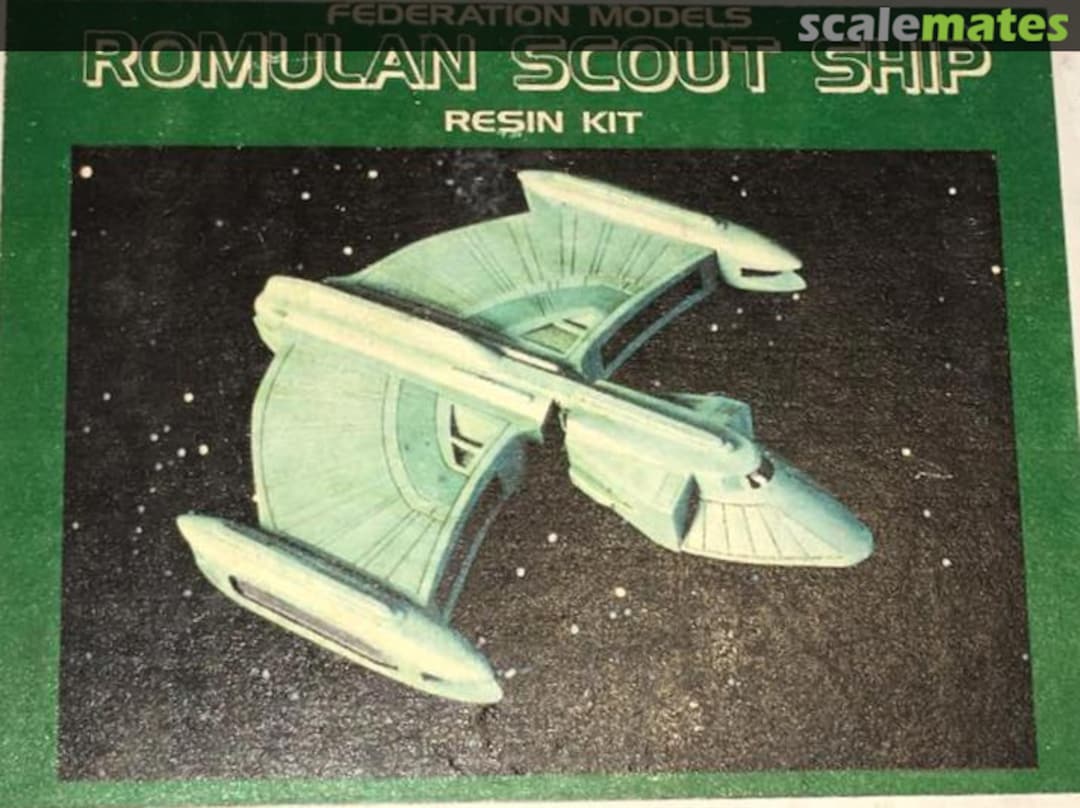 Boxart Romulan Scout Ship FM-01 Federation Models Boxart Romulan Scout Ship FM-01 Federation Models