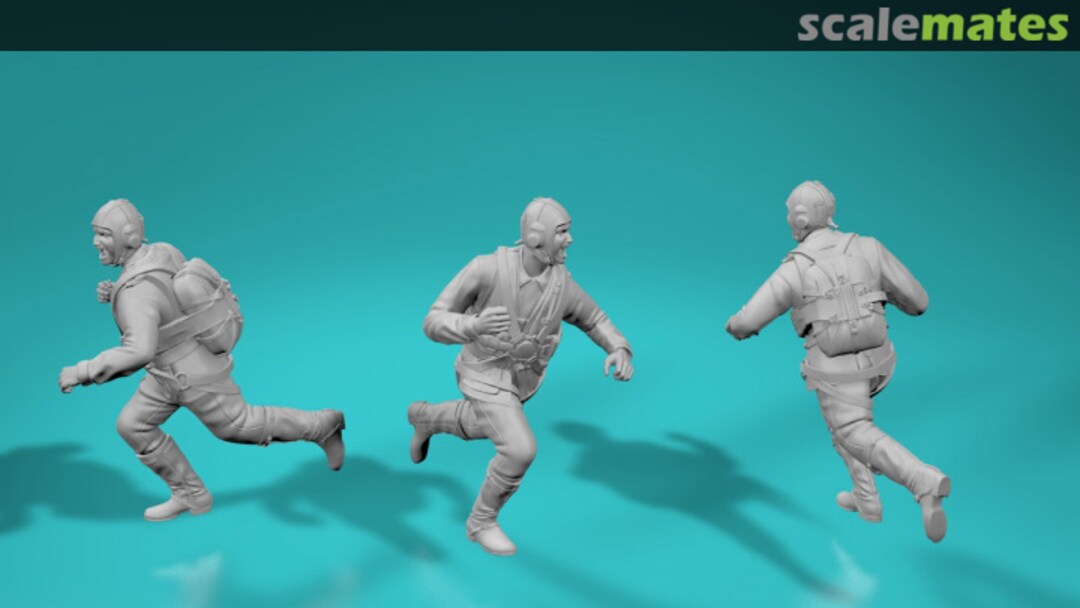 Boxart Luftwaffe - pilot biegnący 99200233-48 EMP3d Boxart Luftwaffe - pilot biegnący 99200233-48 EMP3d