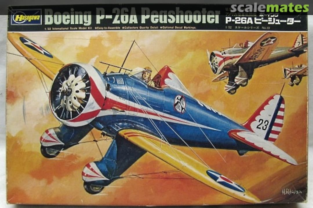 Boxart Boeing P-26A Peashooter JS-092 Hasegawa Boxart Boeing P-26A Peashooter JS-092 Hasegawa