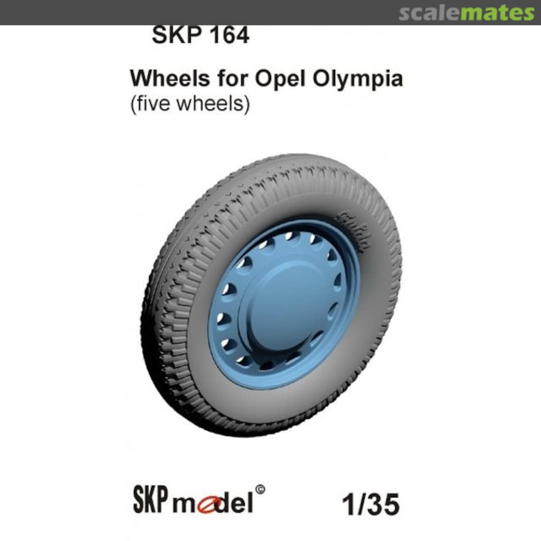 Boxart Wheels with perforated disc for Opel Olympia SKP 164 SKP model
