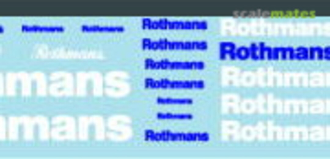 1:43 Mitsubishi Rally Car Sponsorship Decal (for HPI) (Museum collection DC-741) DC-741