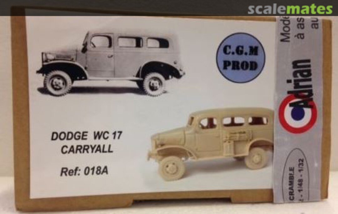 Boxart Dodge WC 17 Carryall 018A CGM Productions Boxart Dodge WC 17 Carryall 018A CGM Productions