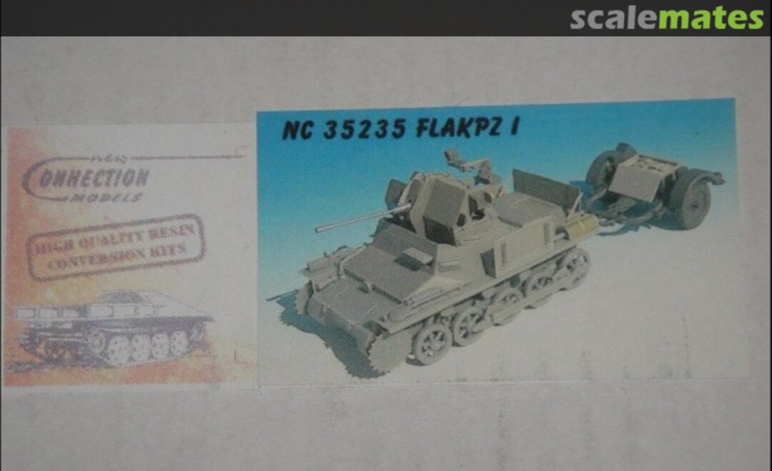 Boxart FlakPanzer I resin conversion NC35235 New Connection Models Boxart FlakPanzer I resin conversion NC35235 New Connection Models