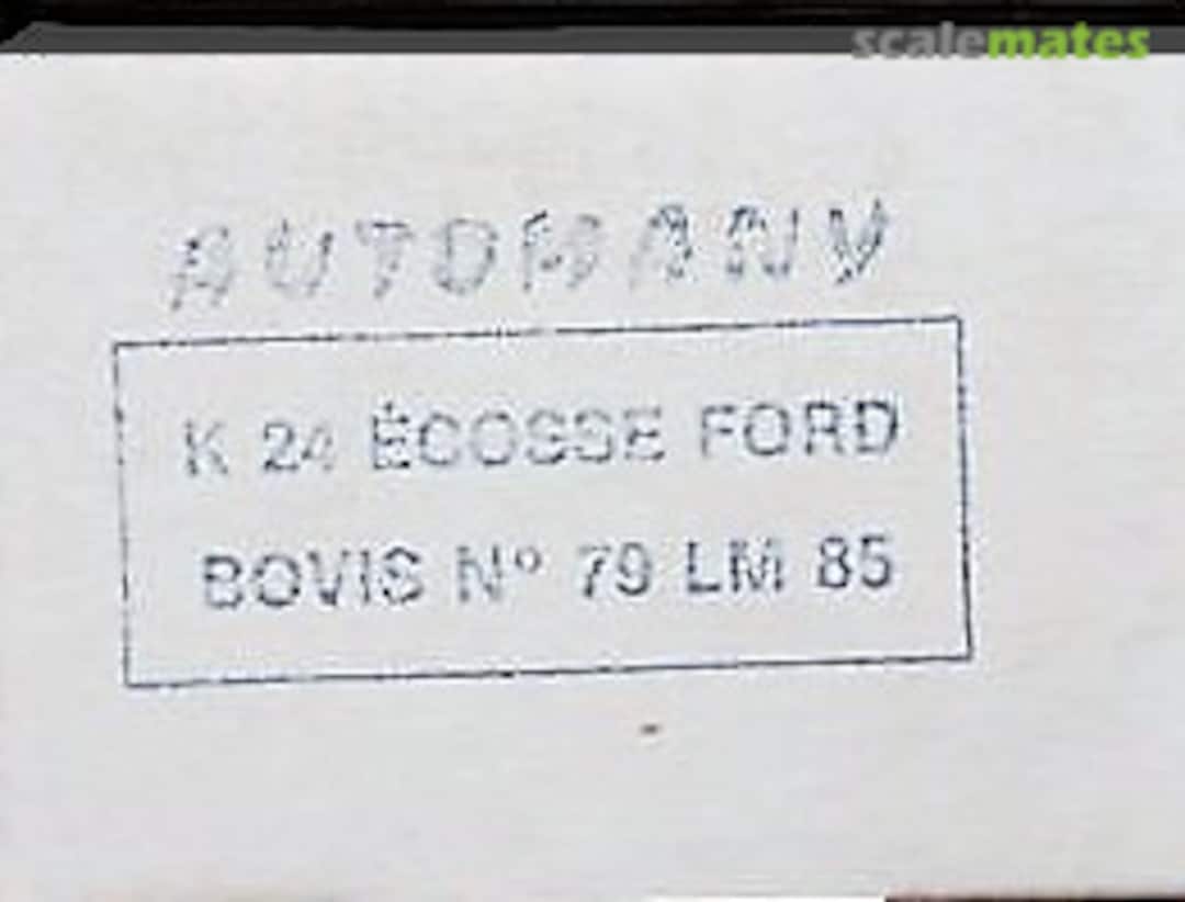 Boxart Ecosse C-285 -Ford C285 K24 Automany Boxart Ecosse C-285 -Ford C285 K24 Automany