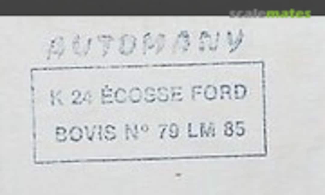 1:43 Ecosse C-285 -Ford C285 (Automany K24) K24