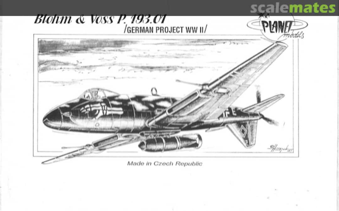 Boxart Blohm & Voss BV P.193.01 PLT030 Planet Models