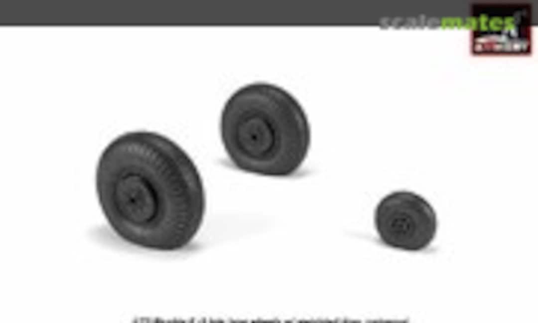 1:72 IL-2 Bark (late) wheels w/ weighted tires (Armory AW72056) AW72056