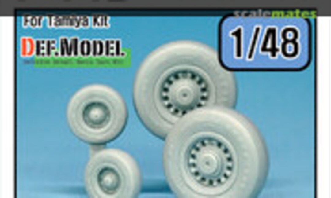 1:48 F-14D Tomcat Sagged Wheel Set Late. (for Tamiya) (Def.Model DS48013)