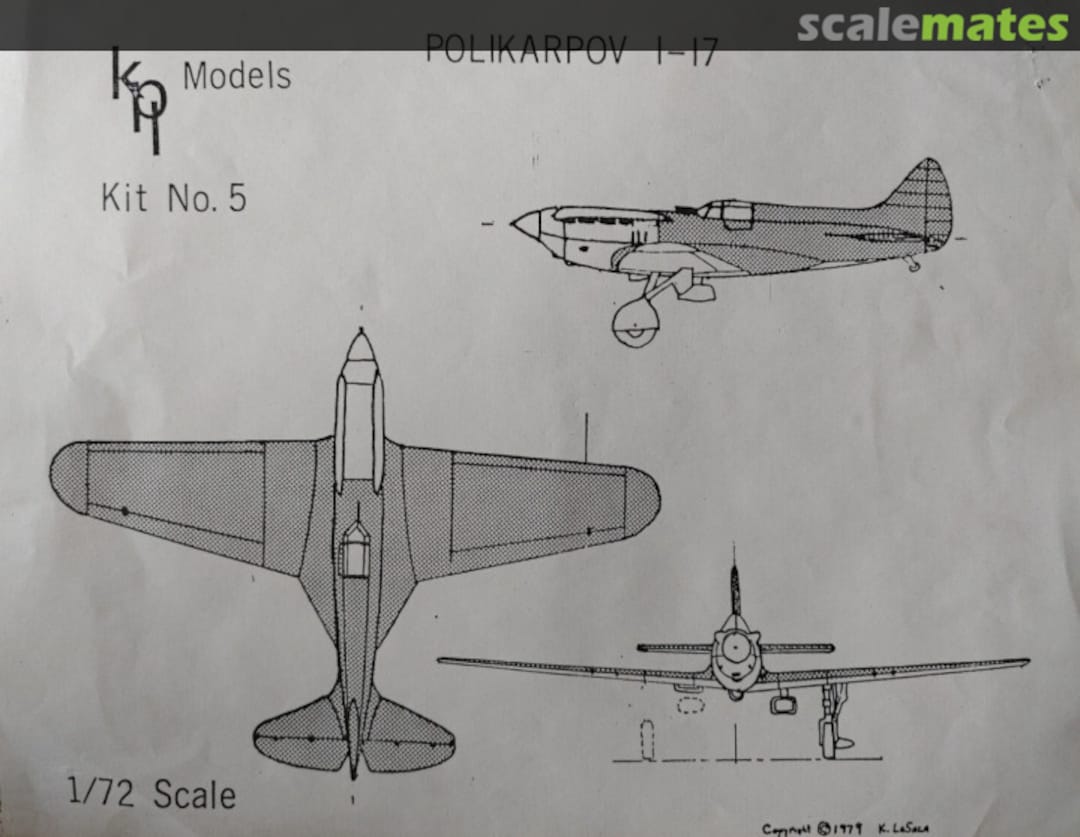 Boxart Polikarpov I-17 5 KPL Models Boxart Polikarpov I-17 5 KPL Models