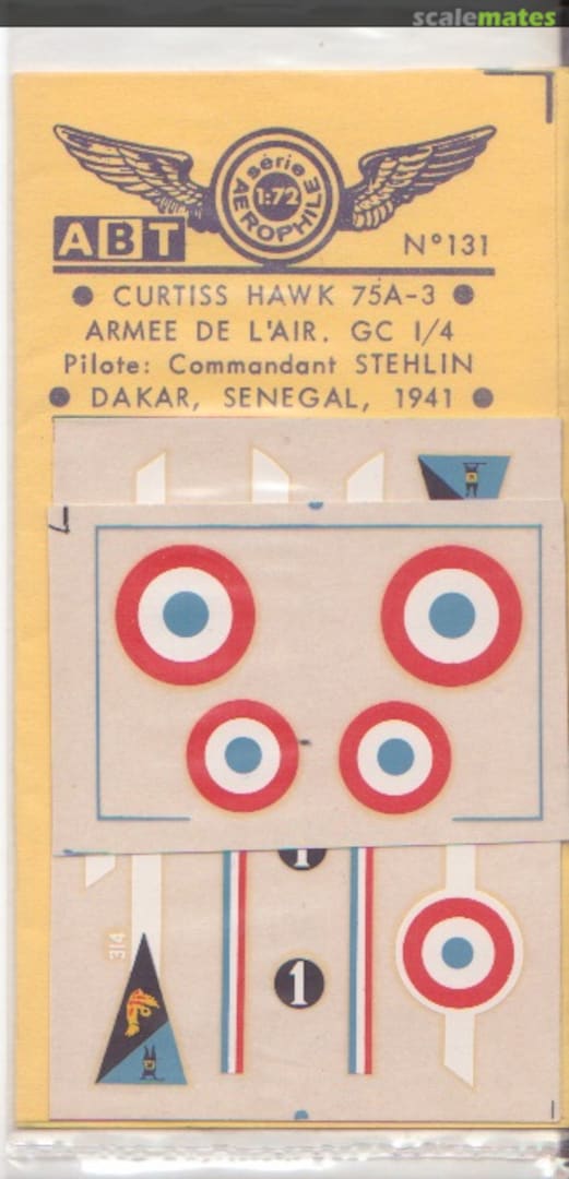 Boxart Curtiss Hawk 75A-3 131 ABT Decals Boxart Curtiss Hawk 75A-3 131 ABT Decals