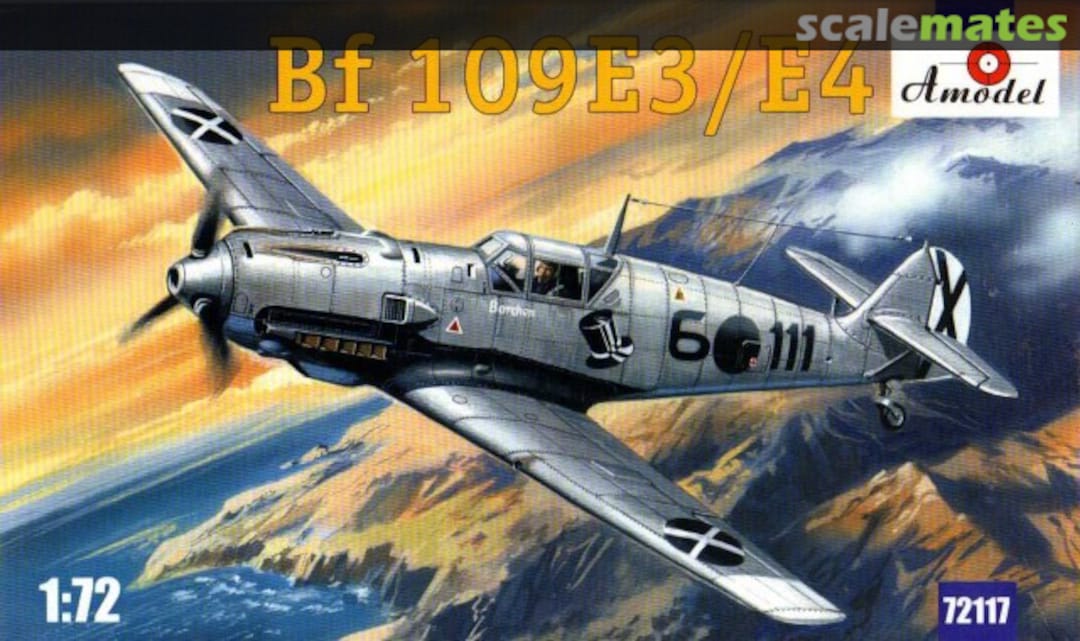 Boxart Bf 109E3/E4 72117 Amodel Boxart Bf 109E3/E4 72117 Amodel