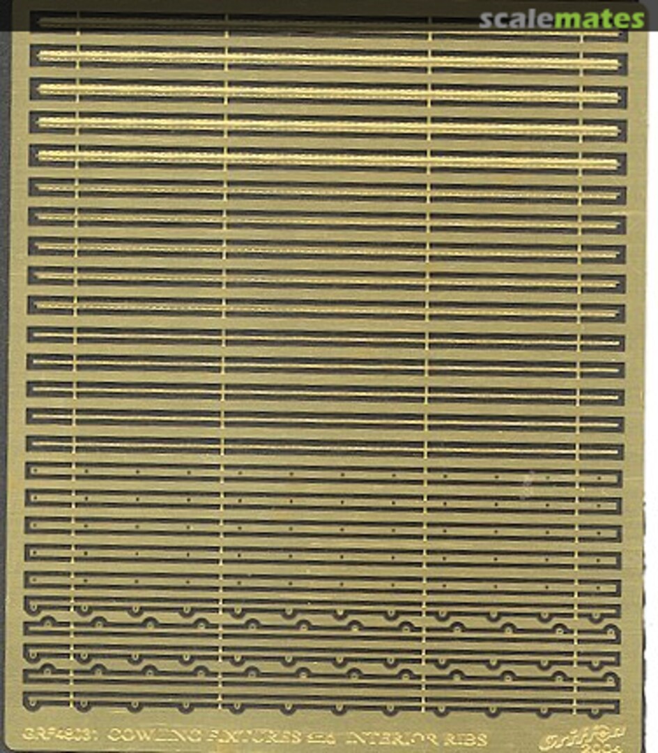Boxart Cowling Fixtures and Interior Ribs GRF48031 Griffon Model Accessories Boxart Cowling Fixtures and Interior Ribs GRF48031 Griffon Model Accessories