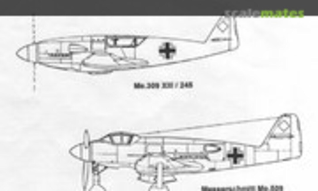 1:72 Messerschmitt Me 309 XIII/245 & Messerschmitt Me 509 (Classic Plane CPC 01) CPC 01