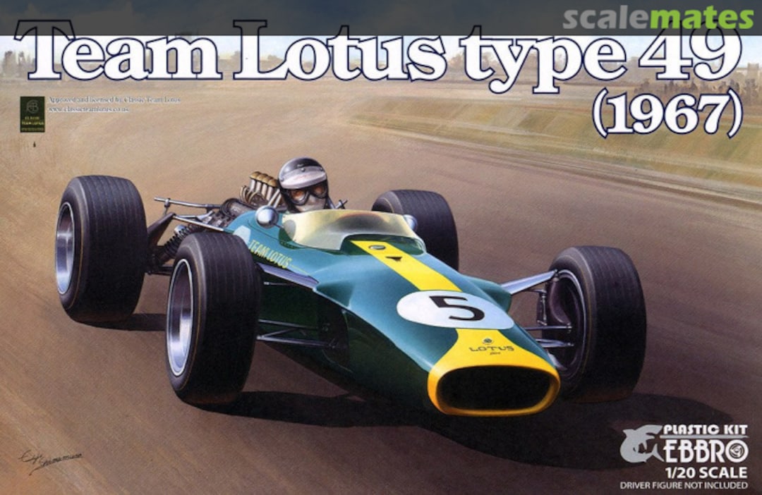 Boxart Team Lotus Type 49 (1967) 20004 Ebbro Boxart Team Lotus Type 49 (1967) 20004 Ebbro