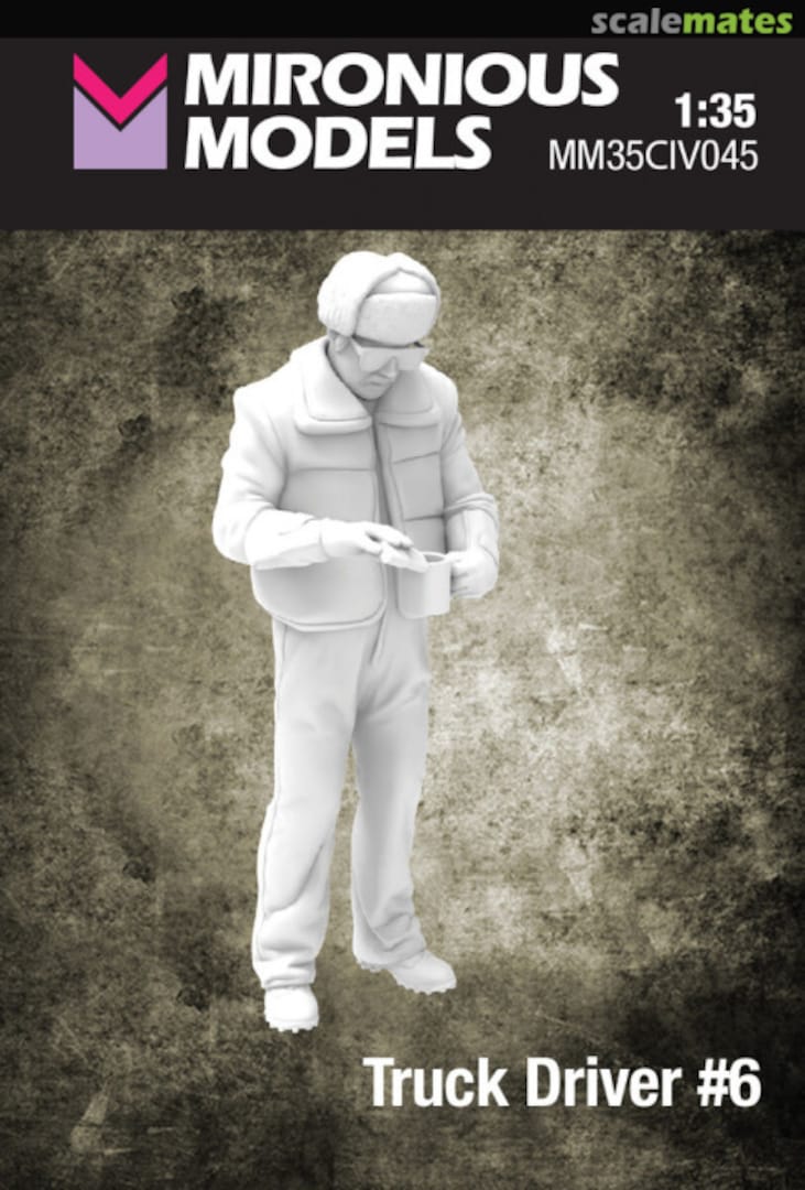 Boxart Truck Driver No.6 (1 Figure / 3D-Printed) MM35CIV045 Mironious Models Boxart Truck Driver No.6 (1 Figure / 3D-Printed) MM35CIV045 Mironious Models