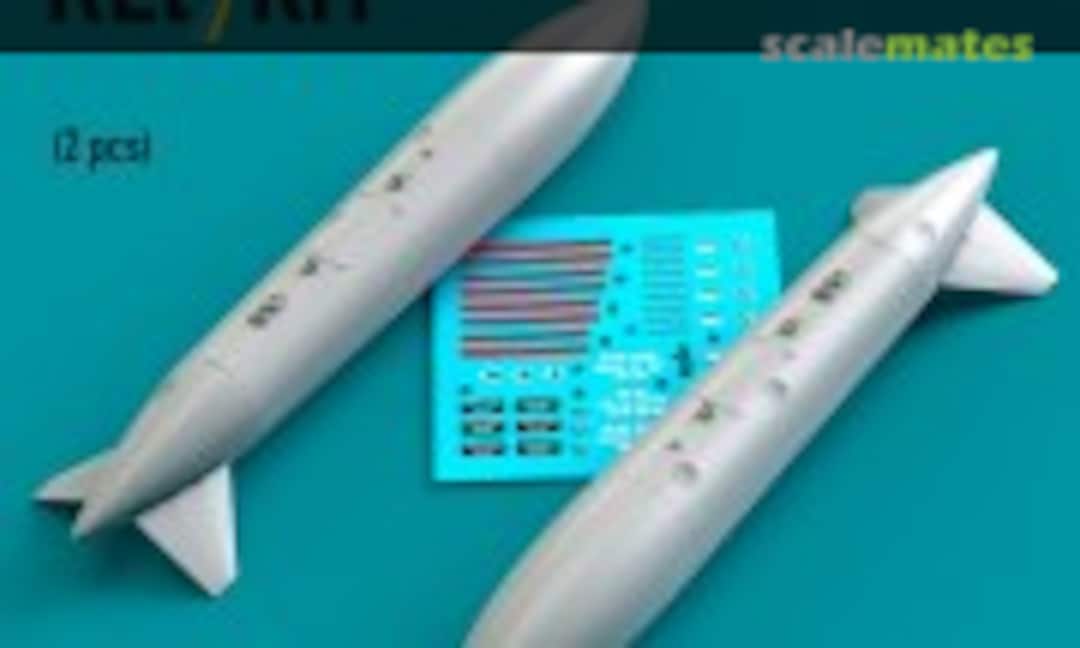 1:48 RAF Jaguar - 1200L fuel tanks (2 pcs) (3D Printed) (ResKit RSU48-0576) RSU48-0576