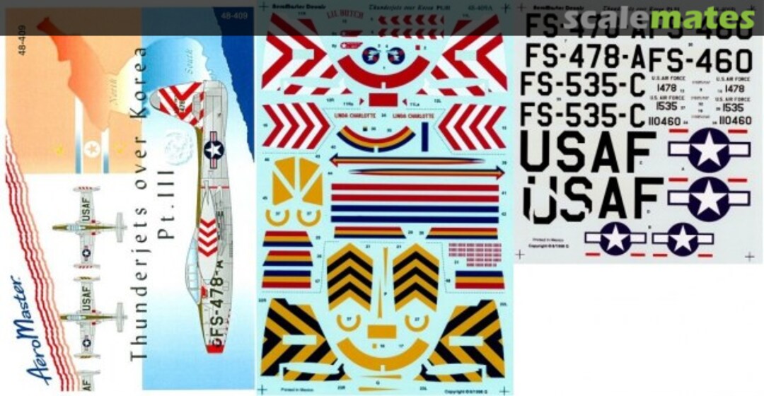 Boxart Thunderjets over Korea Pt. III 48-409 AeroMaster