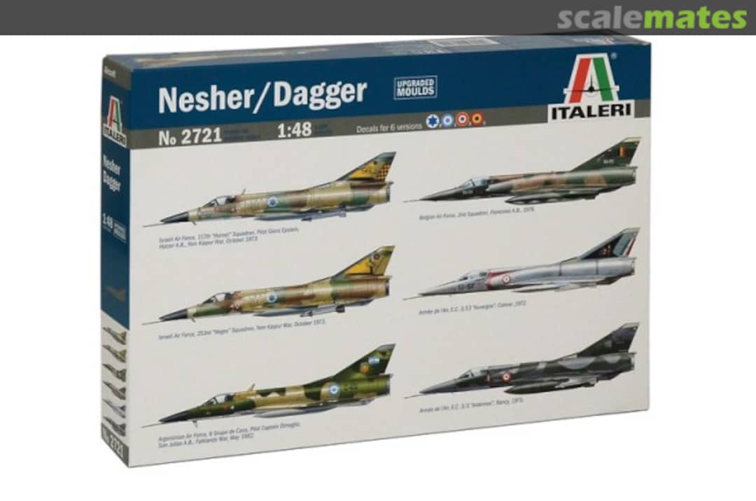 Boxart Nesher/Dagger 2721 Italeri Boxart Nesher/Dagger 2721 Italeri