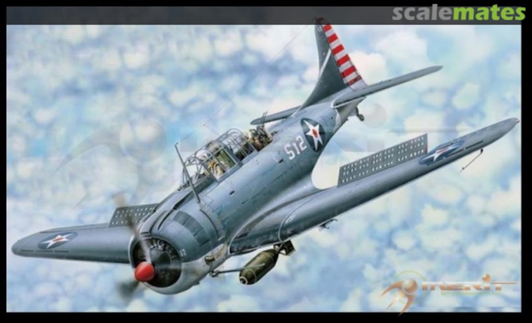 Boxart SBD-3/4 Dauntless Dive Bomber 61801 Merit International Boxart SBD-3/4 Dauntless Dive Bomber 61801 Merit International