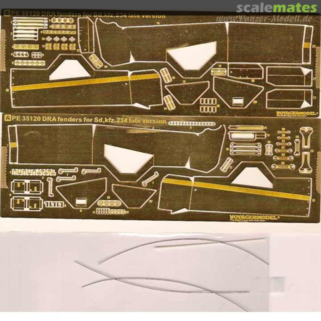 Boxart Storage Box for Sd.Kfz 234 8Rad Late Version PE35120 Voyager Model