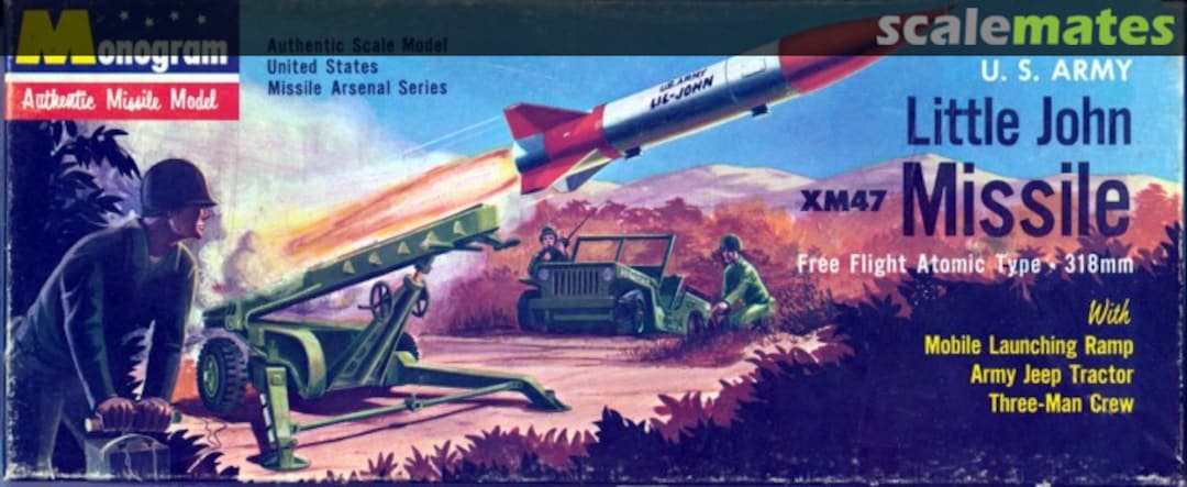 Boxart Little John XM-47 Missile PD38 Monogram Boxart Little John XM-47 Missile PD38 Monogram