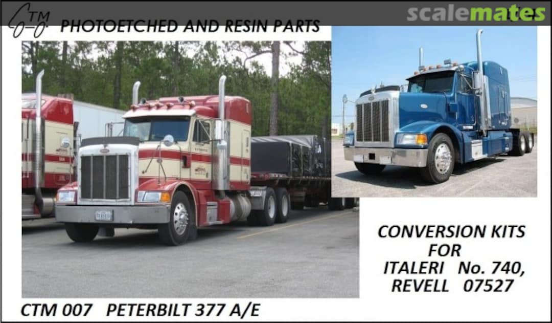 Boxart Peterbilt 377 A/E CTM 007 Czech Truck Model Boxart Peterbilt 377 A/E CTM 007 Czech Truck Model