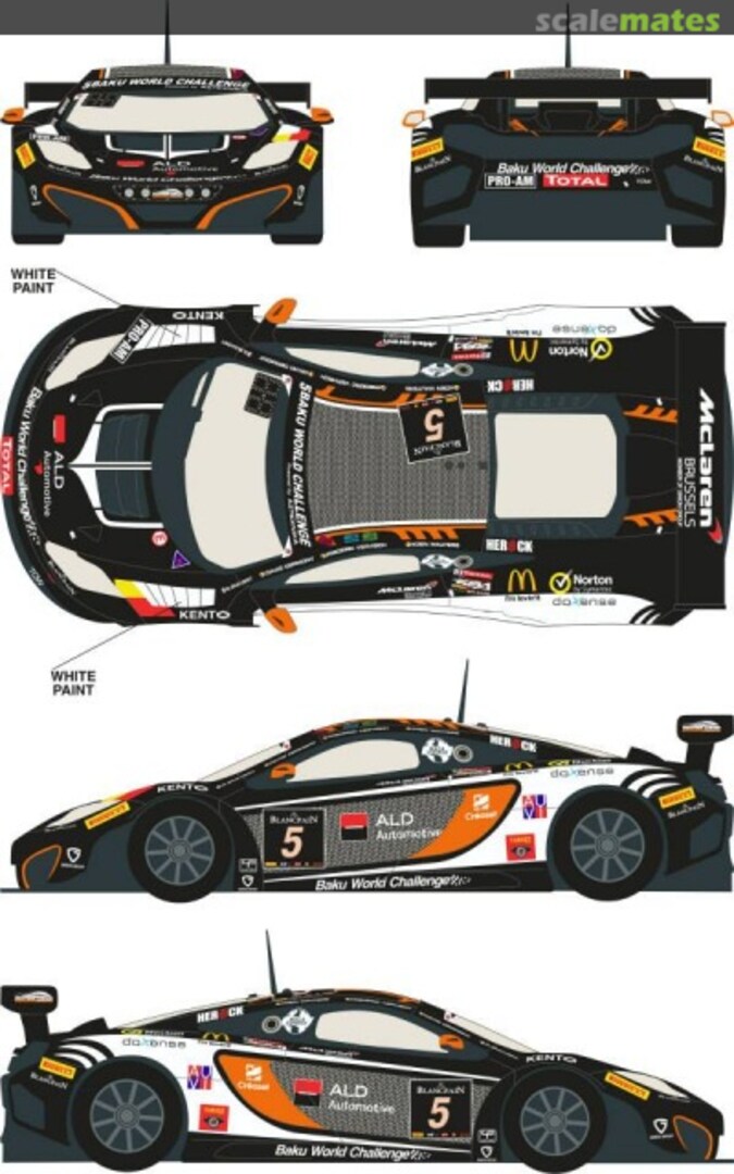 Boxart Mclaren MP4/12c RDE24-007 Racing Decals 43 Boxart Mclaren MP4/12c RDE24-007 Racing Decals 43