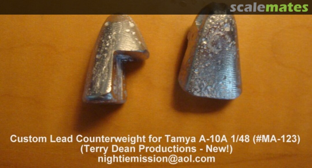 Boxart Custom lead counterweight Tam A-10A 1/48 Terry Dean Boxart Custom lead counterweight Tam A-10A 1/48 Terry Dean