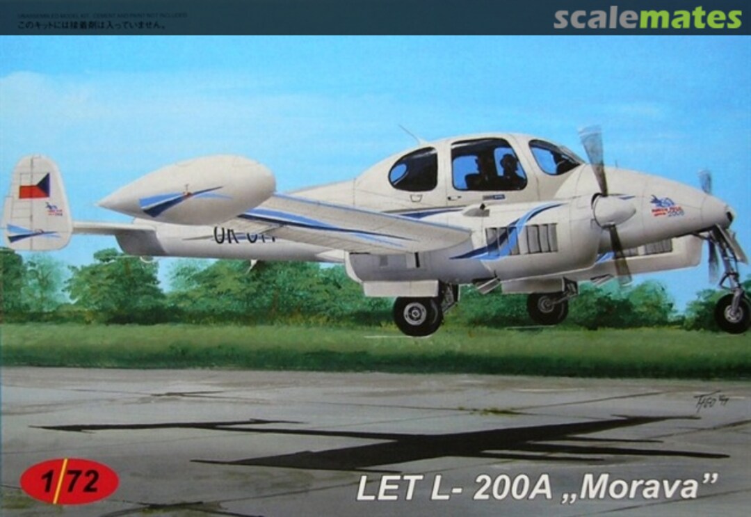 Boxart Let L-200A Morava AZCZ29 AZmodel Boxart Let L-200A Morava AZCZ29 AZmodel