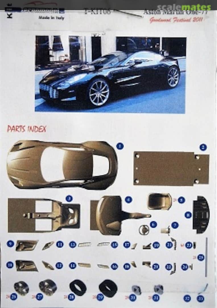 Boxart Aston Martin One-77 06 Tecnomodel Boxart Aston Martin One-77 06 Tecnomodel
