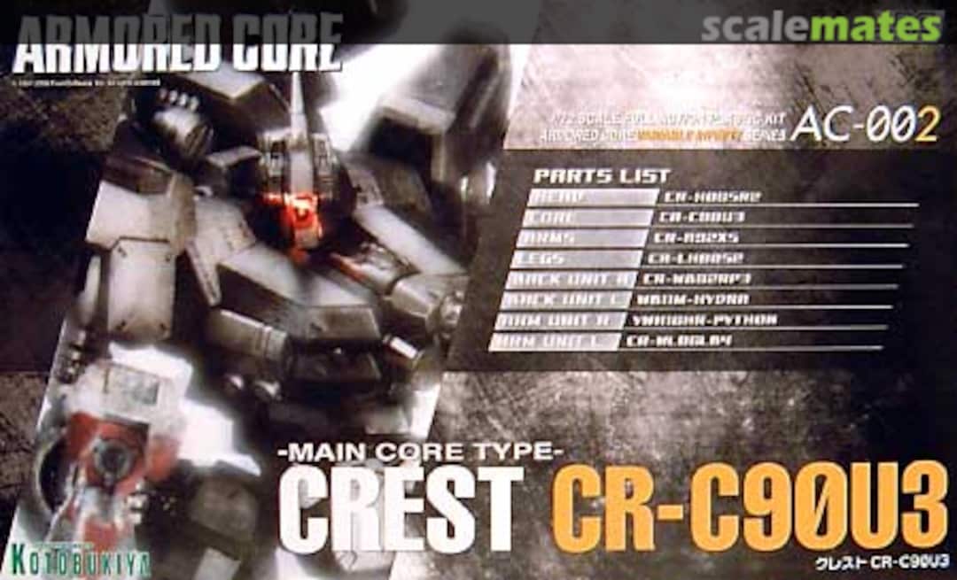 Boxart Main Core Type Crest CR-C90U3 VI032 Kotobukiya Boxart Main Core Type Crest CR-C90U3 VI032 Kotobukiya