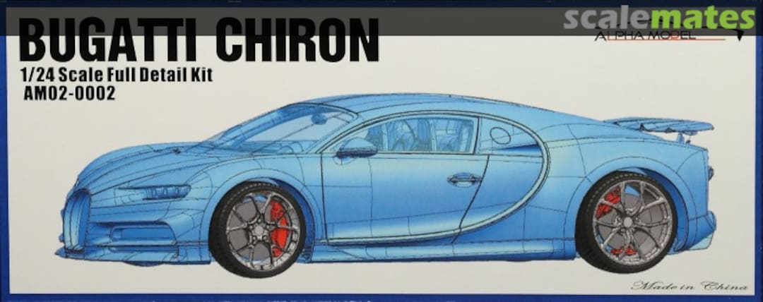 Boxart Bugatti Chiron AM02-0002 Alpha Model