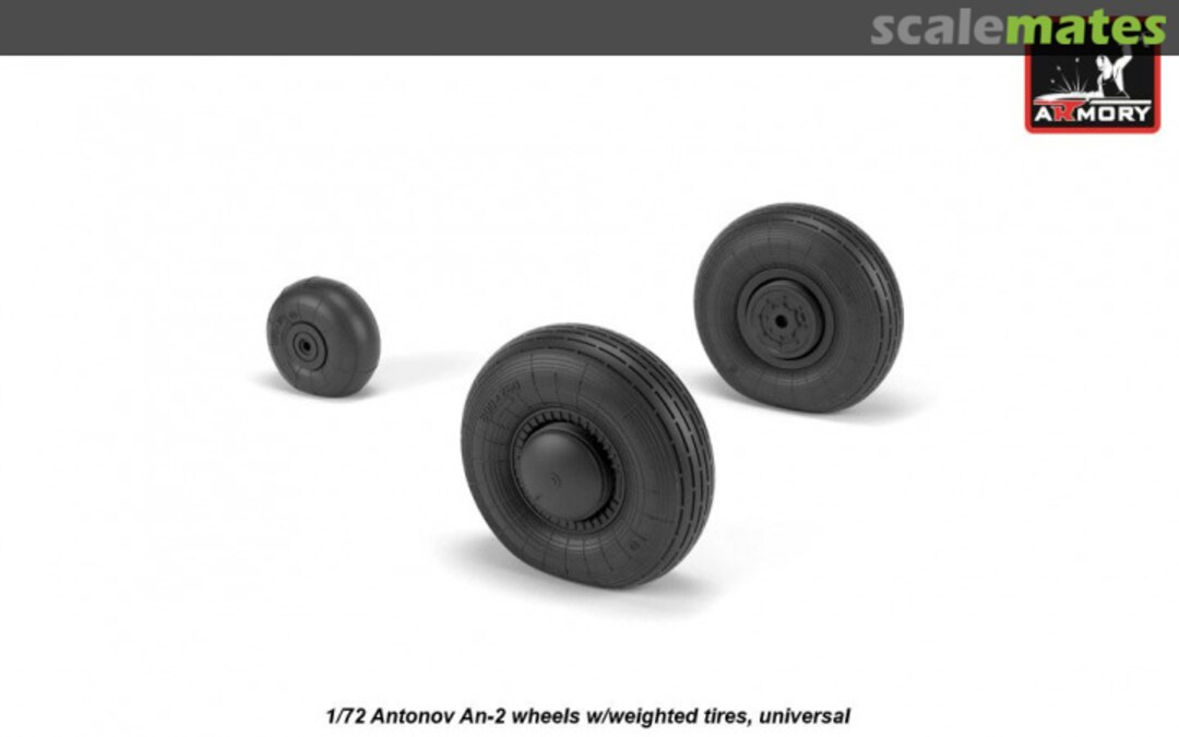 Boxart Antonov An-2/An-3 "Colt" wheels w/ weighted tires AW72057 Armory Boxart Antonov An-2/An-3 "Colt" wheels w/ weighted tires AW72057 Armory