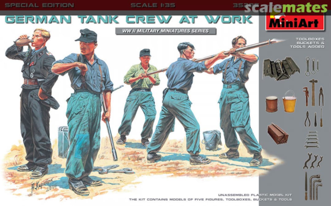 Boxart Tank Crew at Work 35285 MiniArt Boxart Tank Crew at Work 35285 MiniArt