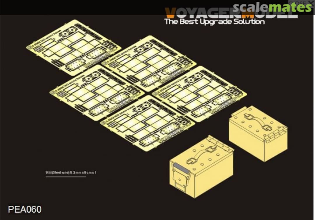Boxart US ARMY Cal.50 M2A1 Ammunition Can(GP) PEA060 Voyager Model Boxart US ARMY Cal.50 M2A1 Ammunition Can(GP) PEA060 Voyager Model