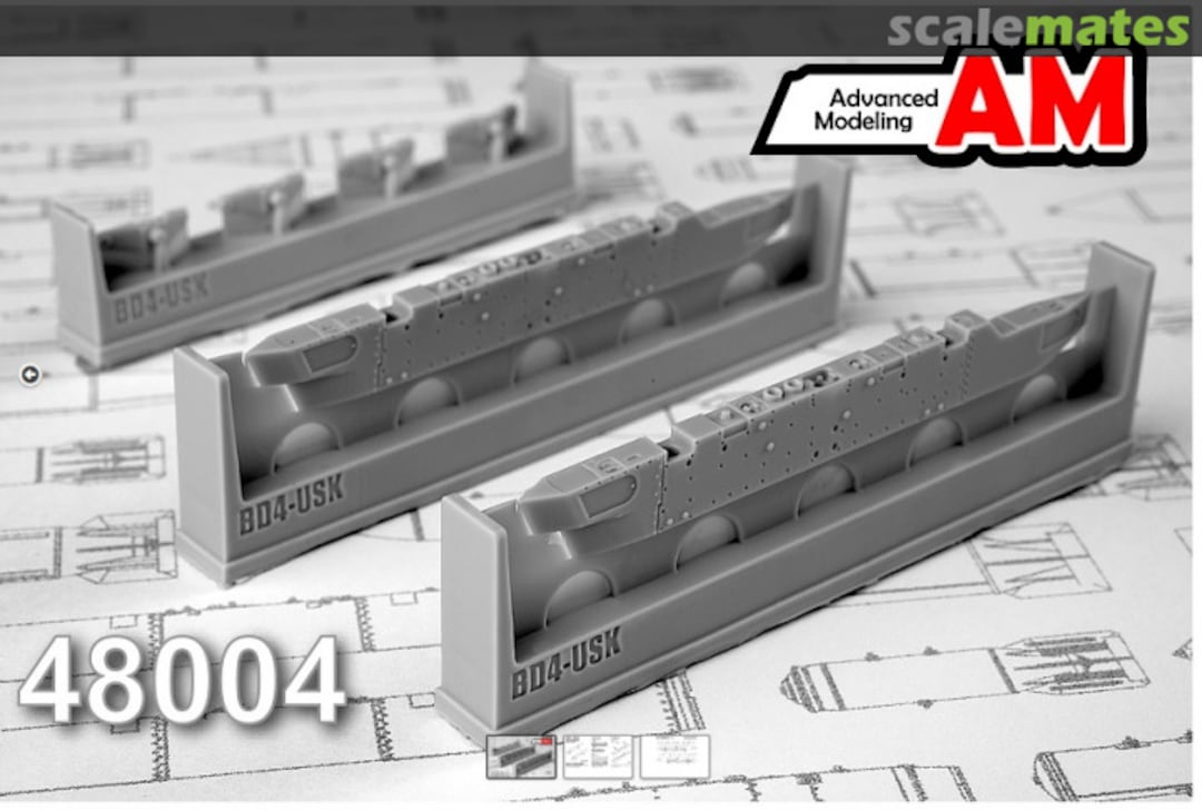 Boxart Beam holder BD4-USKM-B 48004 Advanced Modeling Boxart Beam holder BD4-USKM-B 48004 Advanced Modeling