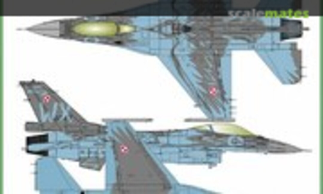 1:32 Polish F-16C Raven kalki + maski (ModelMaker MD32138)