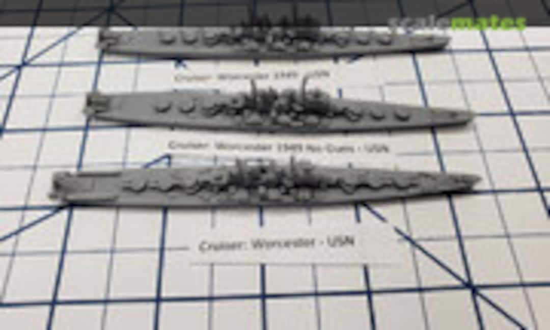 1:1200 Worcester class Light Cruiser (XP Forge 1200-CL144) 1200-CL144