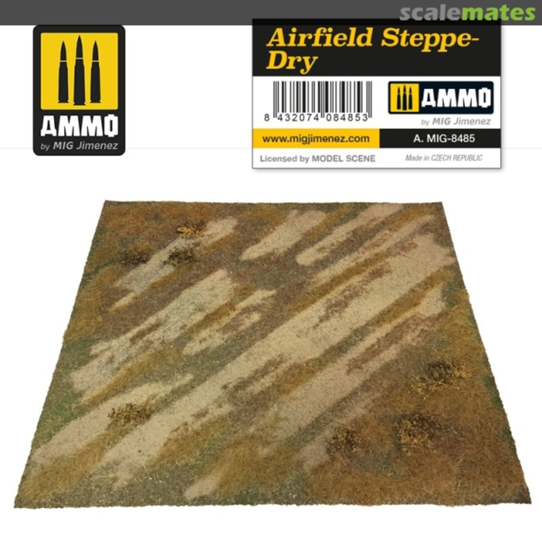 Boxart Airfield Steppe-Dry A.MIG-8485 Ammo by Mig Jimenez Boxart Airfield Steppe-Dry A.MIG-8485 Ammo by Mig Jimenez