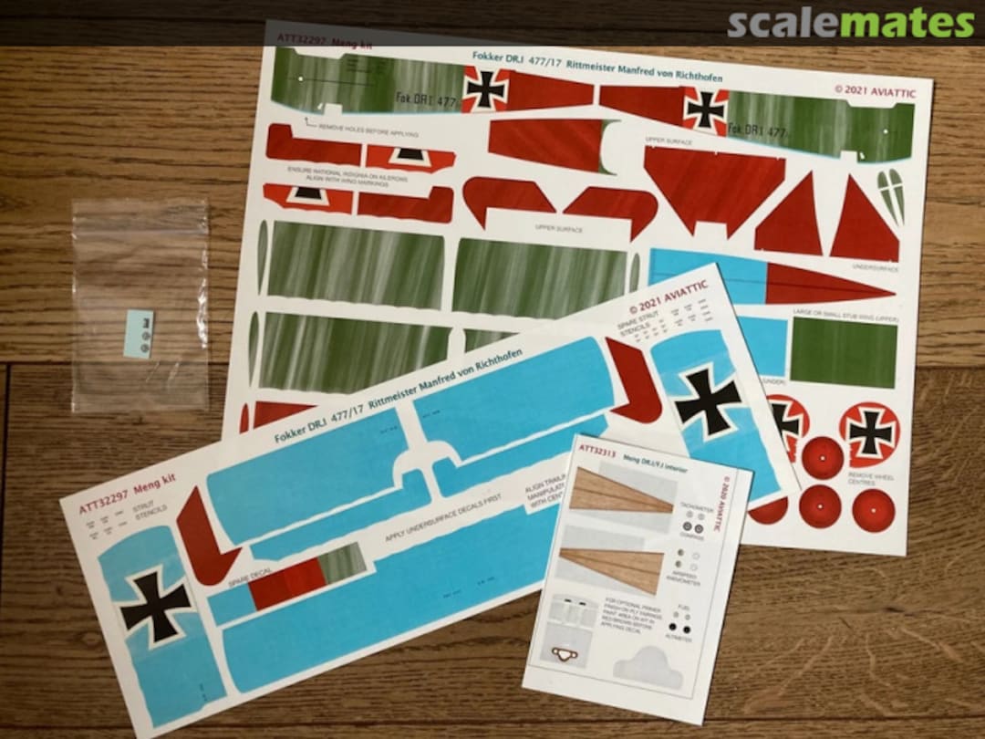 Boxart Fokker Dr.I Triplane 477/17 Rittmeister Manfred von Richthofen ATT32297 Aviattic Boxart Fokker Dr.I Triplane 477/17 Rittmeister Manfred von Richthofen ATT32297 Aviattic