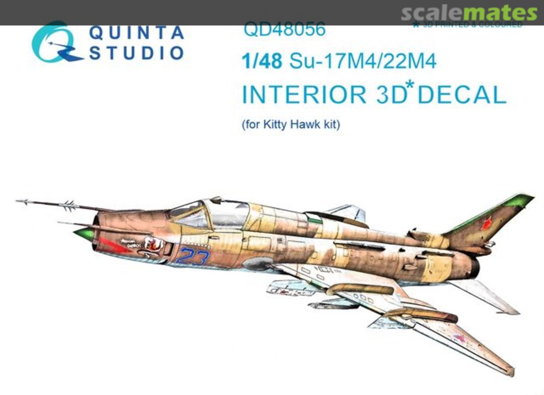 Boxart Su-17M4/22M4 interior 3D decals QD48056 Quinta Studio Boxart Su-17M4/22M4 interior 3D decals QD48056 Quinta Studio