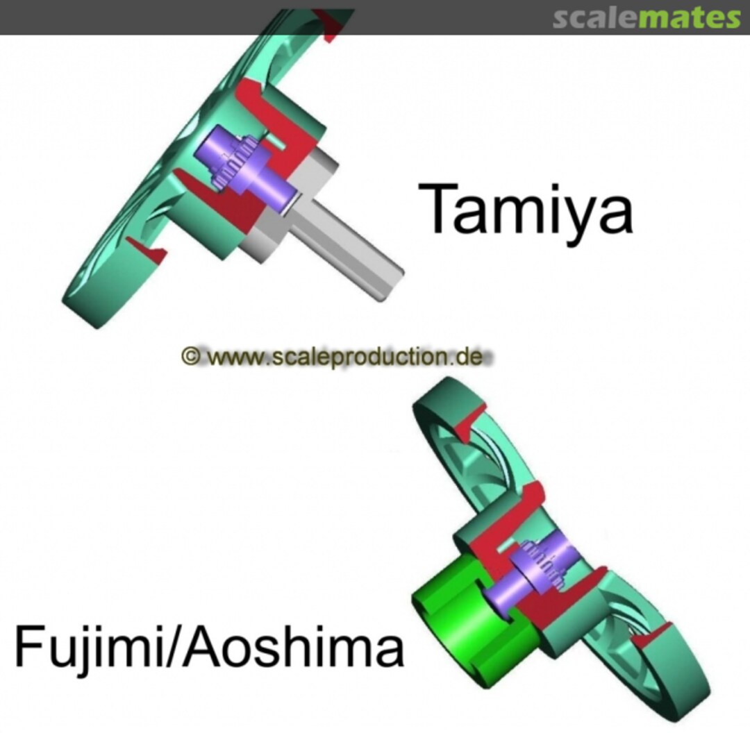Boxart Universal Mounting System for wheels SP24-UMS Scale Production Boxart Universal Mounting System for wheels SP24-UMS Scale Production